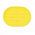 support savon moderne adhésif gris rose blanc bleu jaune rouge vert plat ovale rainuré