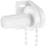 rideau enroulable maille fine beige clips moderne tube commande chaîne