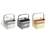 panier bain rangement serviettes savons moderne minimaliste blanc gris beige tresséReusableMultifonctionnelPortatifDomestique
