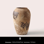 vase japonais ikebana branches séchées minimaliste rustique couleur beige marron