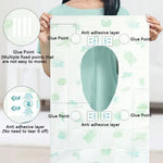 couvre siège toilette jetable blanc vert motif jouets moderne points adhésifs pack 10 20
