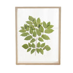 cadre photo bois double face nature morte feuilles brindilles ours peluche minimaliste deco maison
