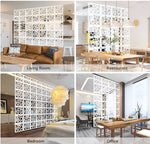 paravent cloison décorative motif floral semi transparent moderne ethnique pièces accrochables chambre salon