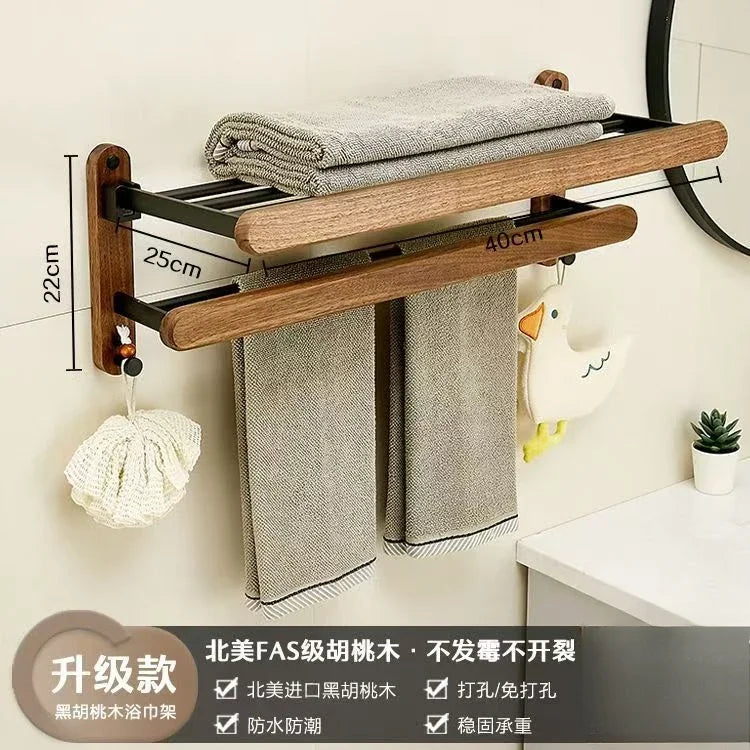 étagères salle bain modernes rustiques bois aluminium non perforées installer murales serviettes brosse dents