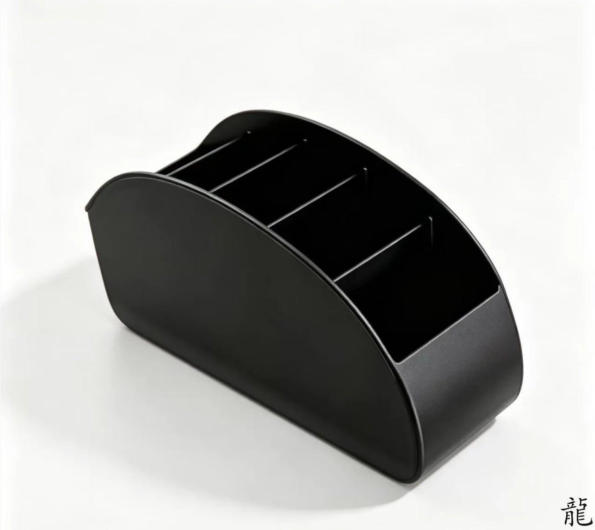 support télécommandes noir moderne rangement téléphones stylos porte clés salon
