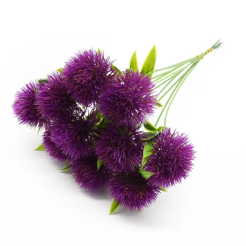 bouquet fleurs artificielles modernes mariage décoration intérieure vert rose jaune violet