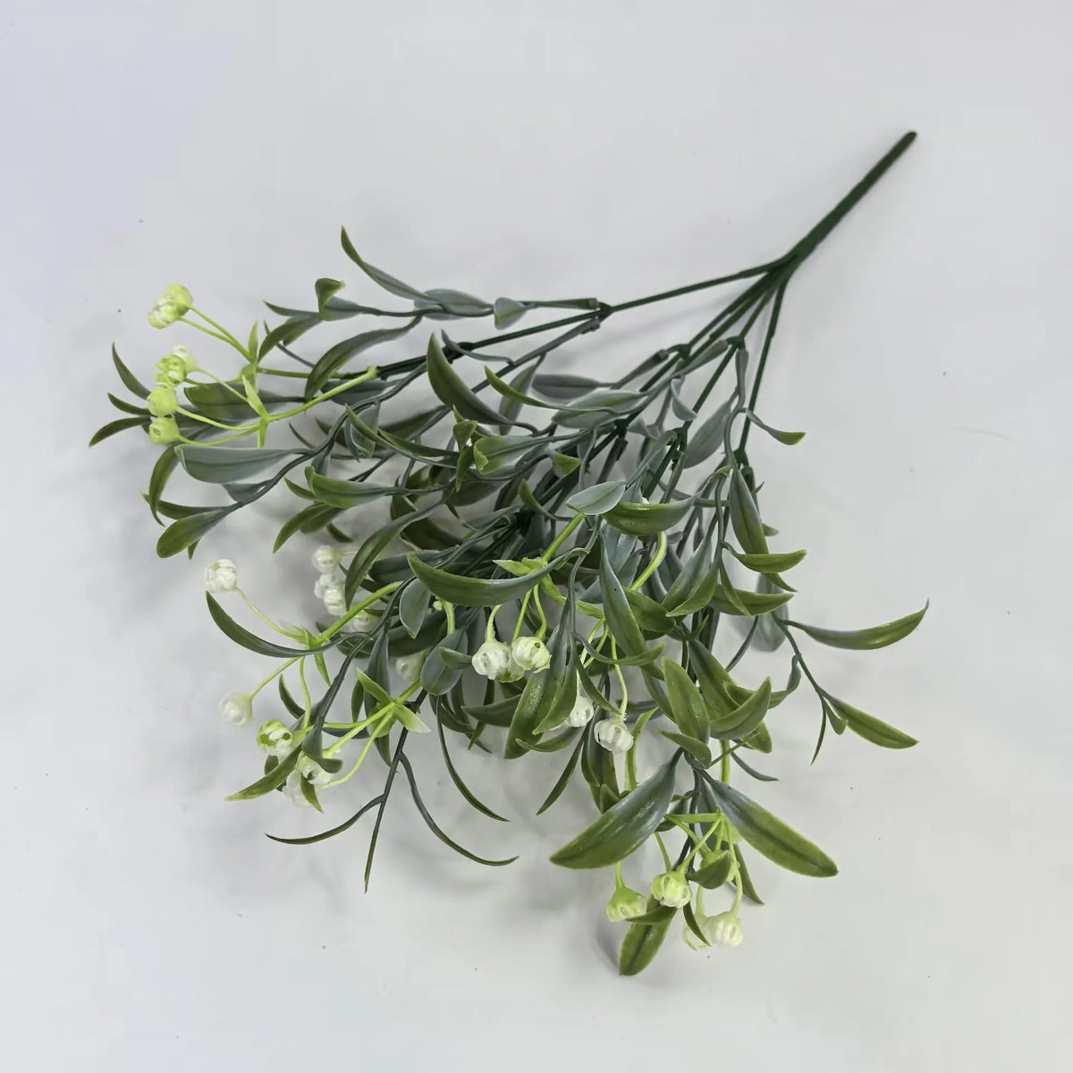 bouquet artificiel gypsophila vert blanc violet decoration maison jardin mariage anniversaire gifts