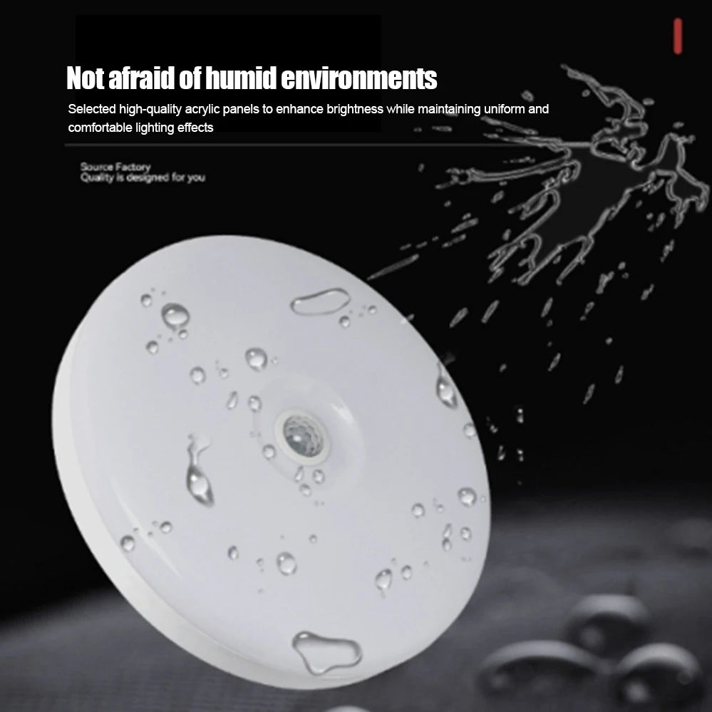 plafonnier led blanc moderne auto touche sensoriel motion radar minimaliste