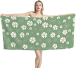 serviette plage microfibre séchage rapide raquette tennis moderne bleu marine rose clair vert olive