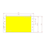 panneau led 15w 1600lm rouge jaune blanc moderne télécommande