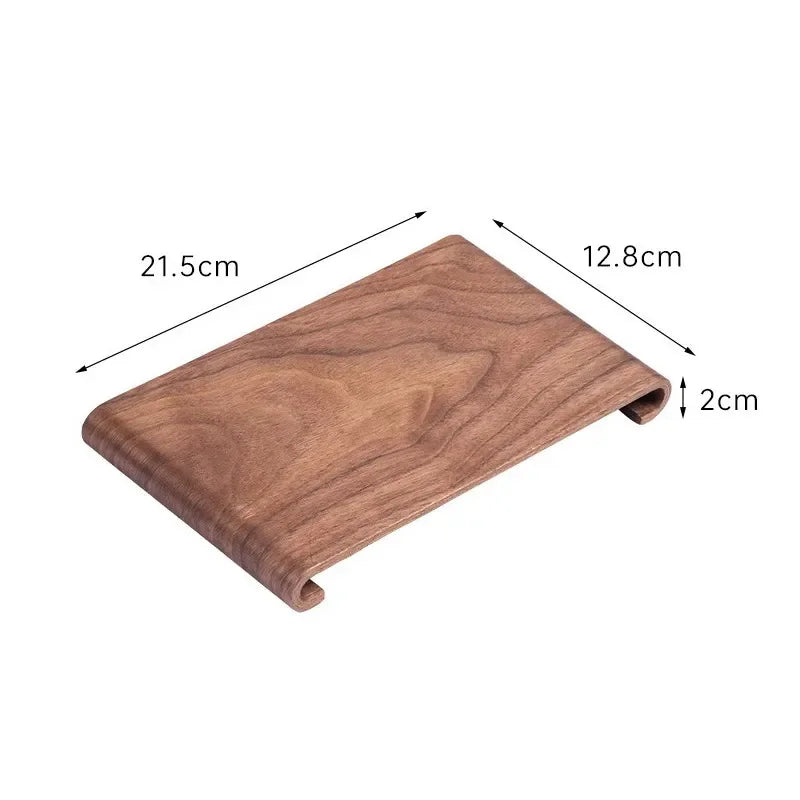 plateau bois rectangulaire théière tasses décoratif rétro résistant chaleur maison