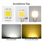 plaque led 10w 20w 30w 50w blanc mat smart ic diy no need driver
