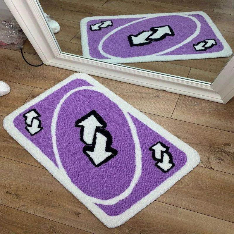 tapis sol moderne motif graphique doux antidérapant décoration maison chambre salon intérieur gris