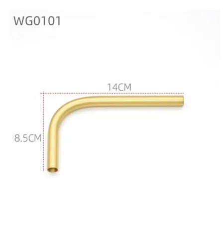 bras lampe murale moderne doré lisse plaque fixation métal