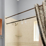 crochet douche transparent moderne plastique rideau fixations accessoire décoration maison