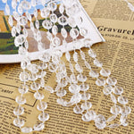 guirlande acrylique transparente brillante fête noël saint valentin mariage anniversaire événement