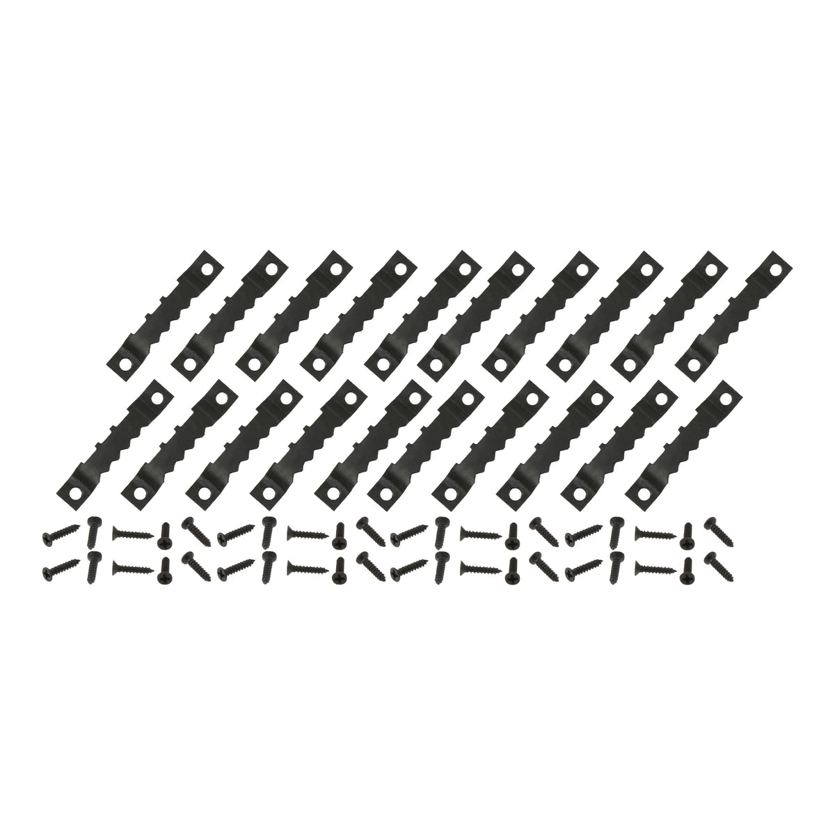 crochets métalliques clips vis or noir modernes tableaux 45x8mm 1.77x0.31inch