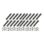 crochets métalliques clips vis or noir modernes tableaux 45x8mm 1.77x0.31inch