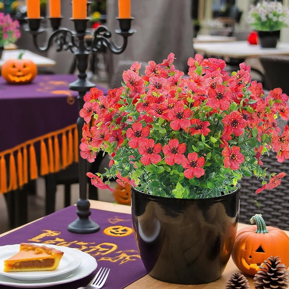 plantes artificielles fleurs vertes rouge decoration exterieure intérieure mariage valentin erotique herbe classique erotique