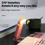 lampe lecture portable pliable rechargeable rose blanc noir clips réglable lumière moderne compact