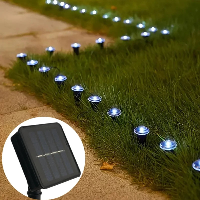 spots solaires led noirs modernes commande tactile ip68 protection abs matériaux