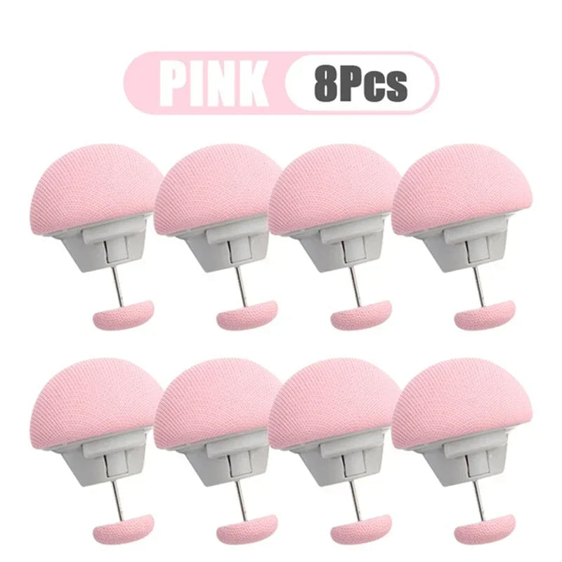 boutons lit adhésifs blanc rose bleu gris modernes drap housse antidérapants fixateurs lot 4pcs