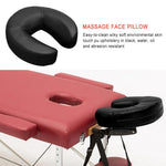 coussin massage visage mousse mémoire forme doux coton polyester nettoyage facile moderne noir simili