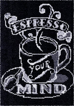 tapis moderne motif express your mind noir tapis coudre coeurs multicolores instructions grille