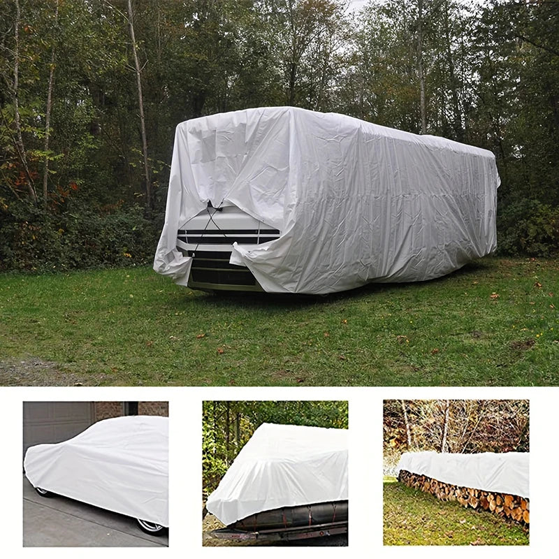 voile d'ombrage blanc imperméable anti uv résistante camping jardin patio