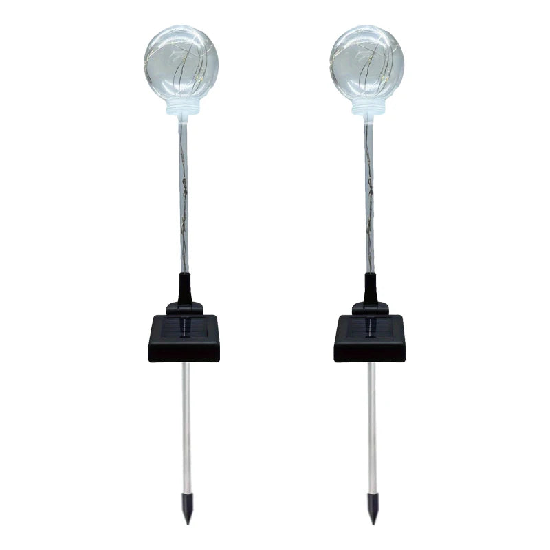 lumière solaire transparente colorées moderne autoinstallation étanche jardin décorationextérieur led ip65