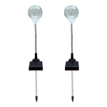 lumière solaire transparente colorées moderne autoinstallation étanche jardin décorationextérieur led ip65