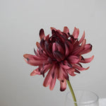 fleurs artificielles chrysanthèmes soie rouge rose bleu blanc jaune décoration intérieure mariage anniversaire minimaliste