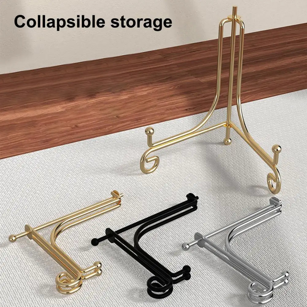 support d'objets moderne or noir argent clips arrondi utilisation multiple salon respectueux environnement