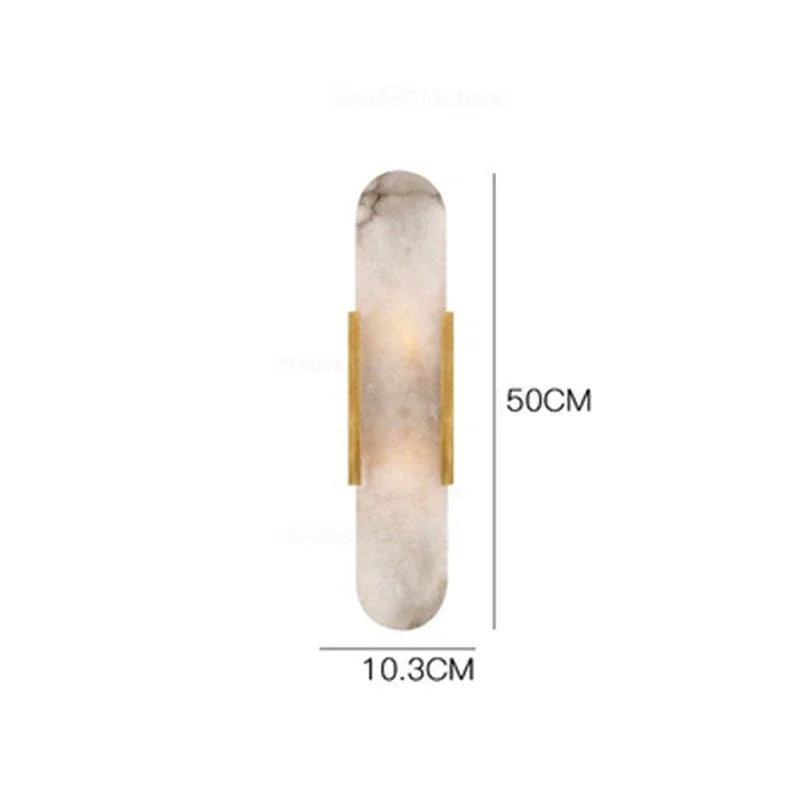 applique murale moderne marbre doré blanc gris éclairage led mur fixe élégantintérieur chambre