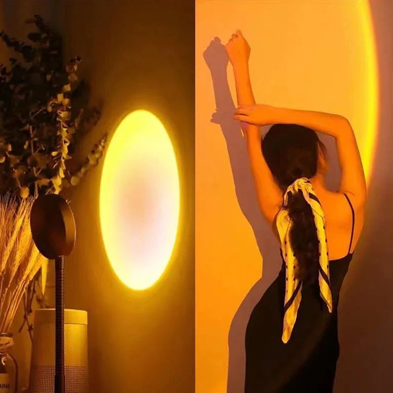 lampe table moderne veilleuse led transparente effet reflet noir verte orangée ambiance chambre salon