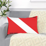 housse coussin imprimé rock band van halen 100 polyester double face moderne diagonale rouge
