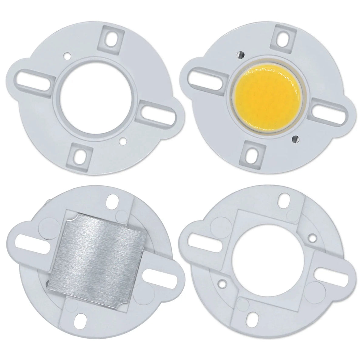 projecteur led haute puissance 30w blanc support plastique industriel fixations