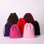 petit sac velours cordon bijoux cadeaux mariage noël fête cadeau
