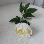 bouquet fleurs artificielles pivoine rose blanche rouge feuilles vertes mariage anniversaireintérieurDecorationFete