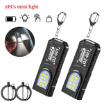 lampe travail rechargeable led 1200 lumens aimantée aluminium noir moderne