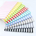 tissu coton imprimé rayures horizontales rouge rose jaune vert bleu gris noir blanc moderne