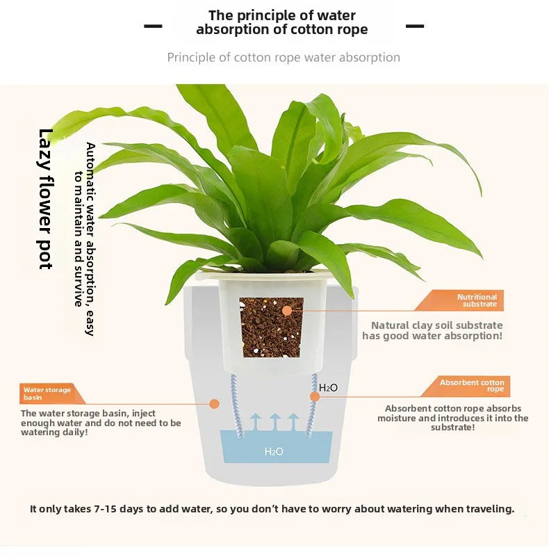 pots fleurs muraux double couche gris vert moderne crochets plante verte plastique pp