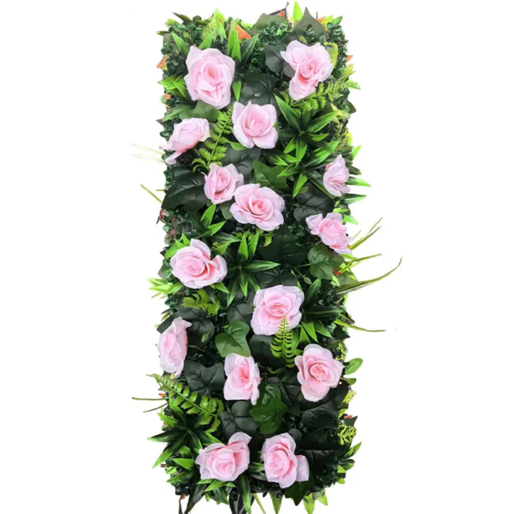 tapis fleurs artificielles décoration intérieure moderne végétal branches feuilles diverses opaques anniversaire fixations murales