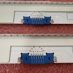plaque fixation blanc bleu moderne 60mm certification rohs cem ul