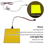 panneau led bleu vert jaune rose rouge adhésif moderne câbles connecteurs flexible opacité mat