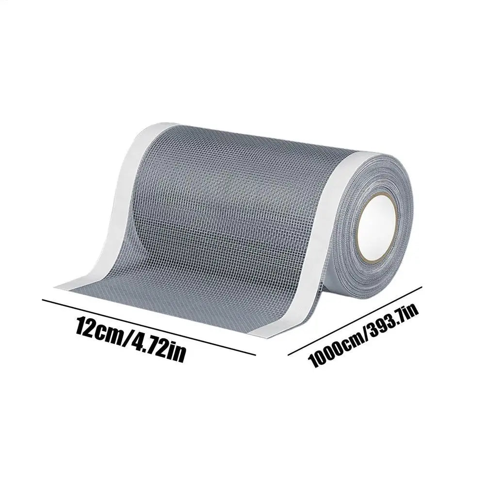 ruban adhésif auto agrippant gris blanc maille fine moderne fenêtre réparation écran moustiquaire porte