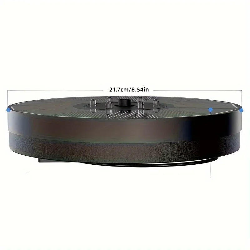 fontaine solaire éclairage led noir grille moderne jets d'eau panneau solaire autonomeextérieur