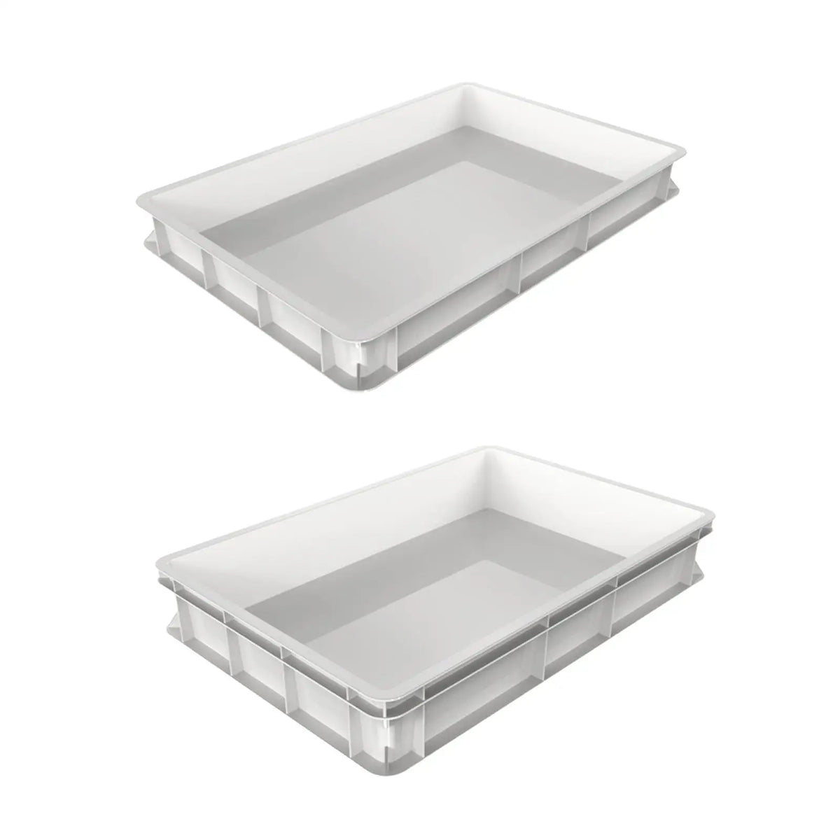 plateau rangement alimentaire industriel gris blanc fruits légumes pizza pâte cuisson bakery kitchen commercial