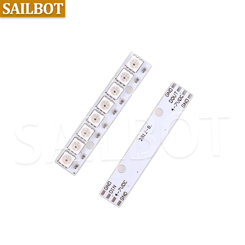 bande led 5050 rgb blanc moderne connecteurs électriques bits ws2812 led intégrées développement