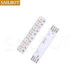 bande led 5050 rgb blanc moderne connecteurs électriques bits ws2812 led intégrées développement